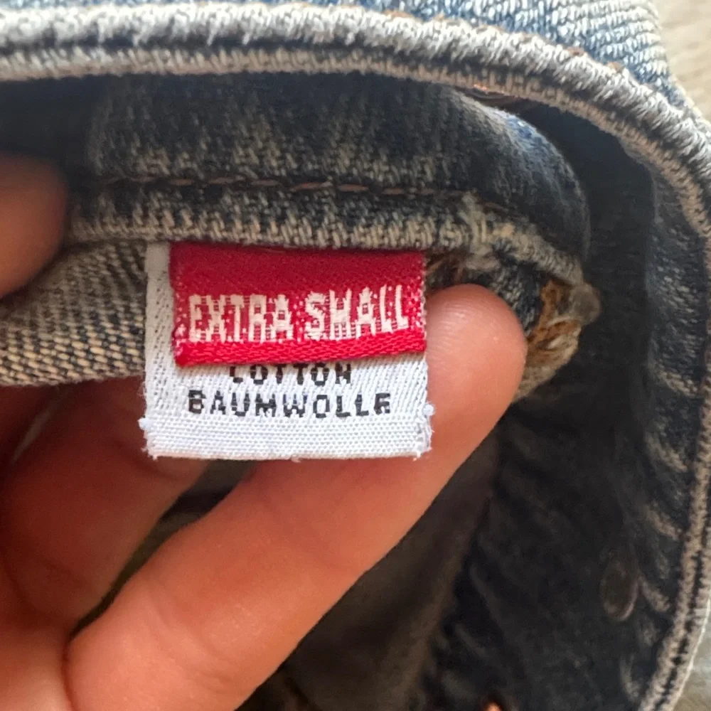 Miss Sixty Vintage y2k Light Blue Denim Mini Skirt with Eyelet Details - Picture 3 of 7